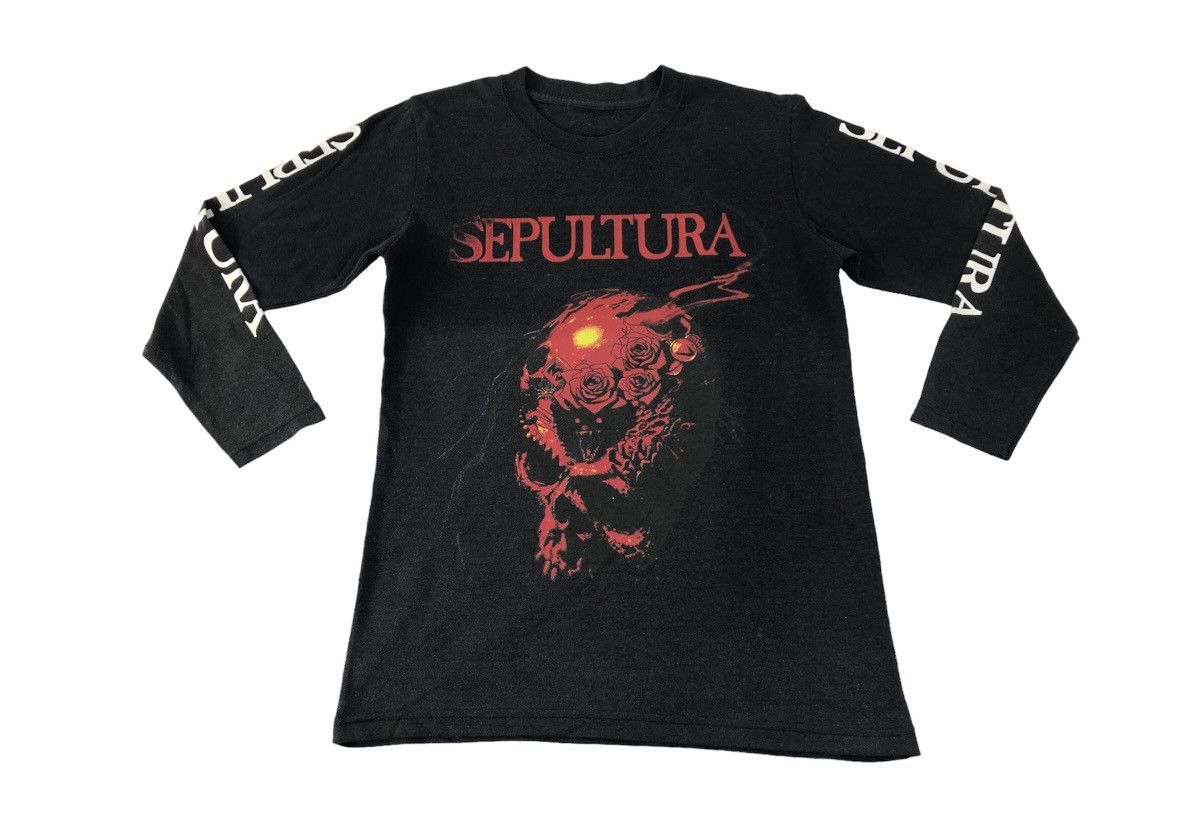 Band Tees Sepultura Beneath The Remain Tour 90 Sidetape Longsleeve Tee Hoodie, Sweatshirt | FlexRushtees.com