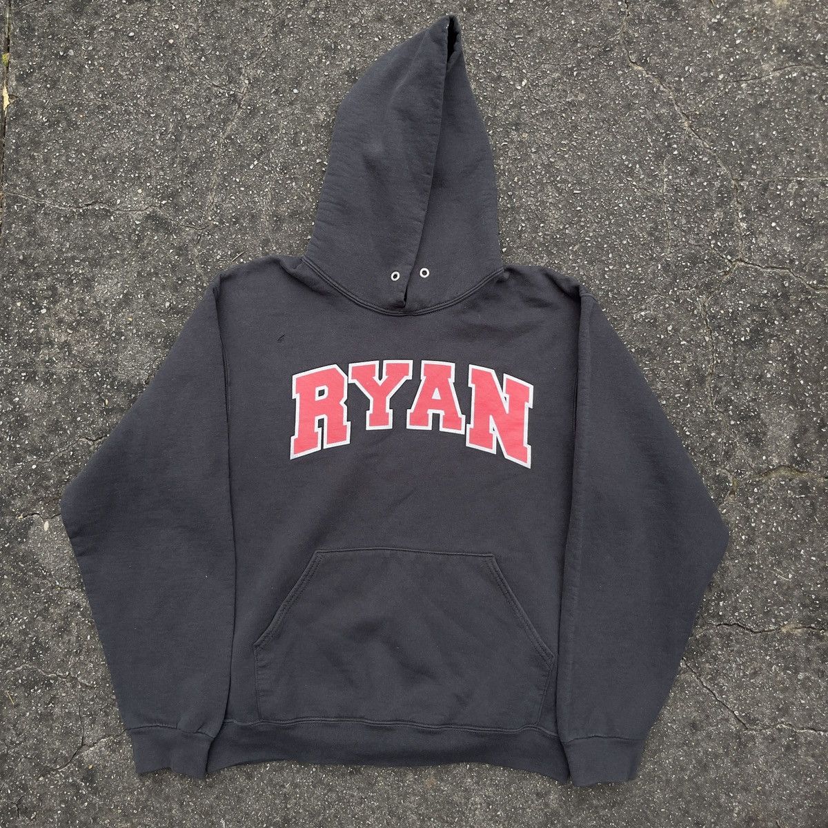 Vintage Thrashed Ryan Jerzees Nublend Hoodie