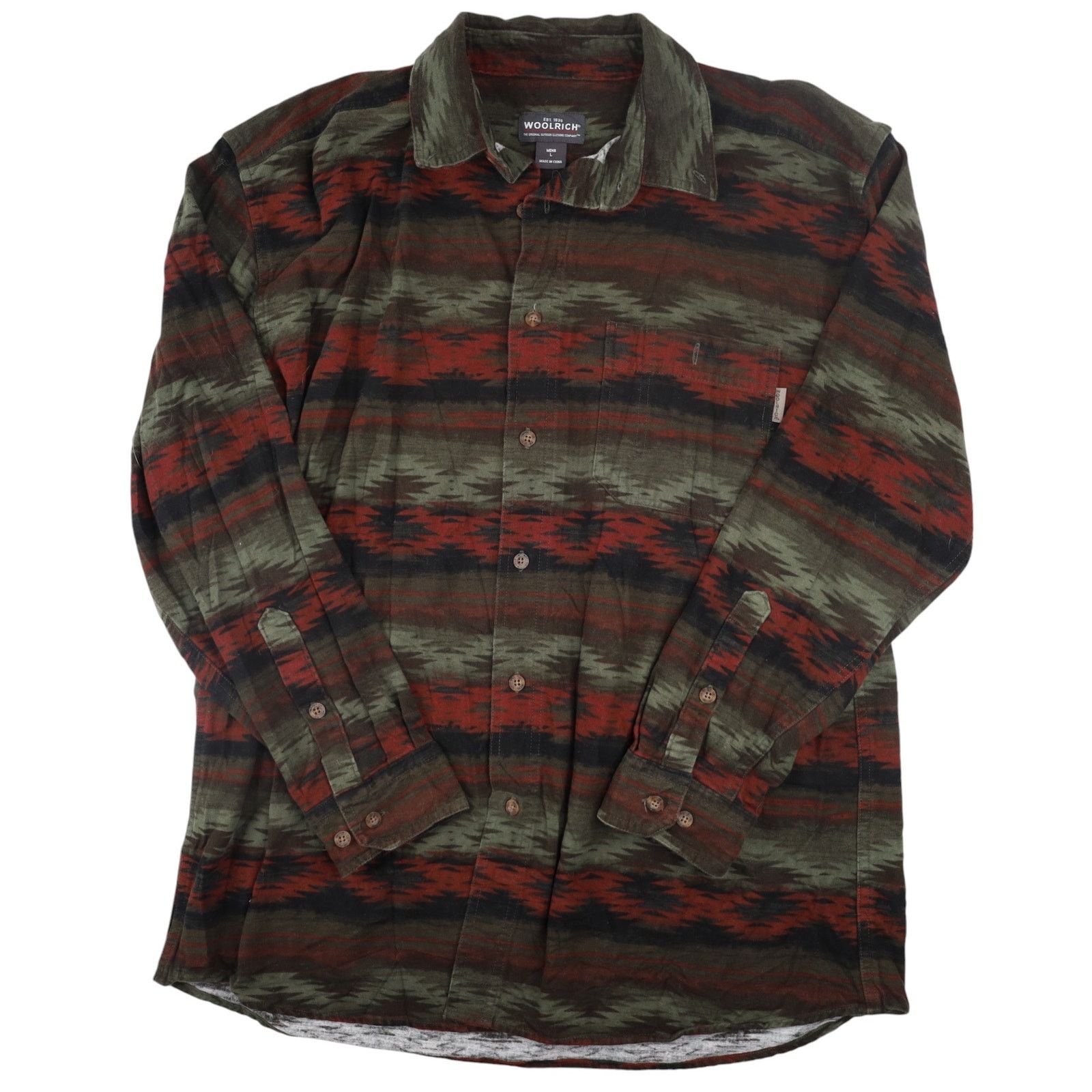 Woolrich Woolen Mills Vintage Woolrich Southwestern Aztec Print Flannel Shirt