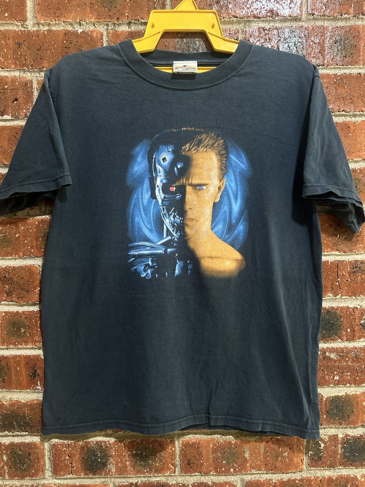 Vintage Universal Studios Terminator 2 Faded Tee Hoodie, Sweatshirt | FlexRushtees.com