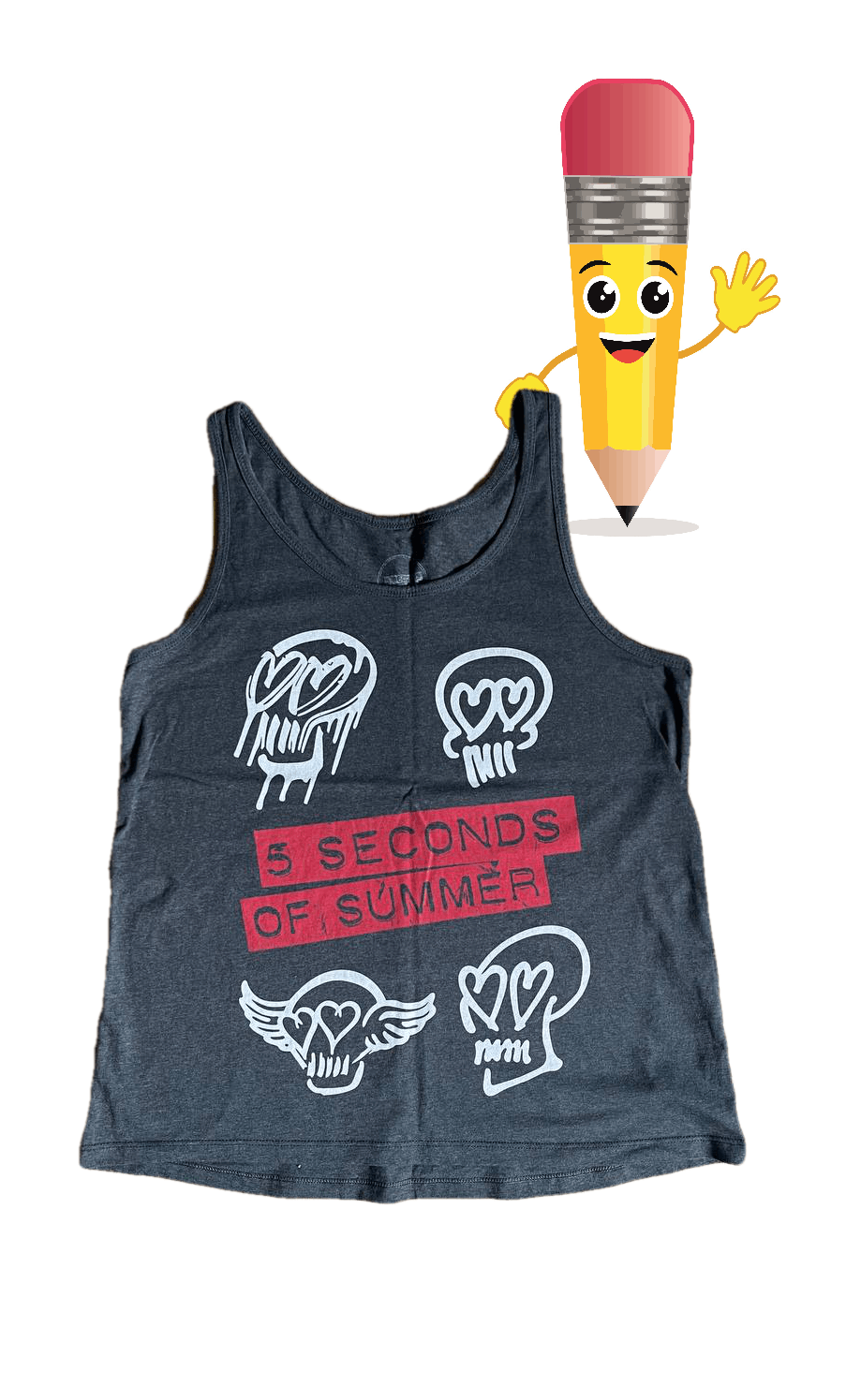 Japanese Brand X Vintage 5 Second Of Summer Band Tees