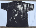 Vintage 90s Wolf Aop Nature Tee Hoodie, Sweatshirt | FlexRushtees.com