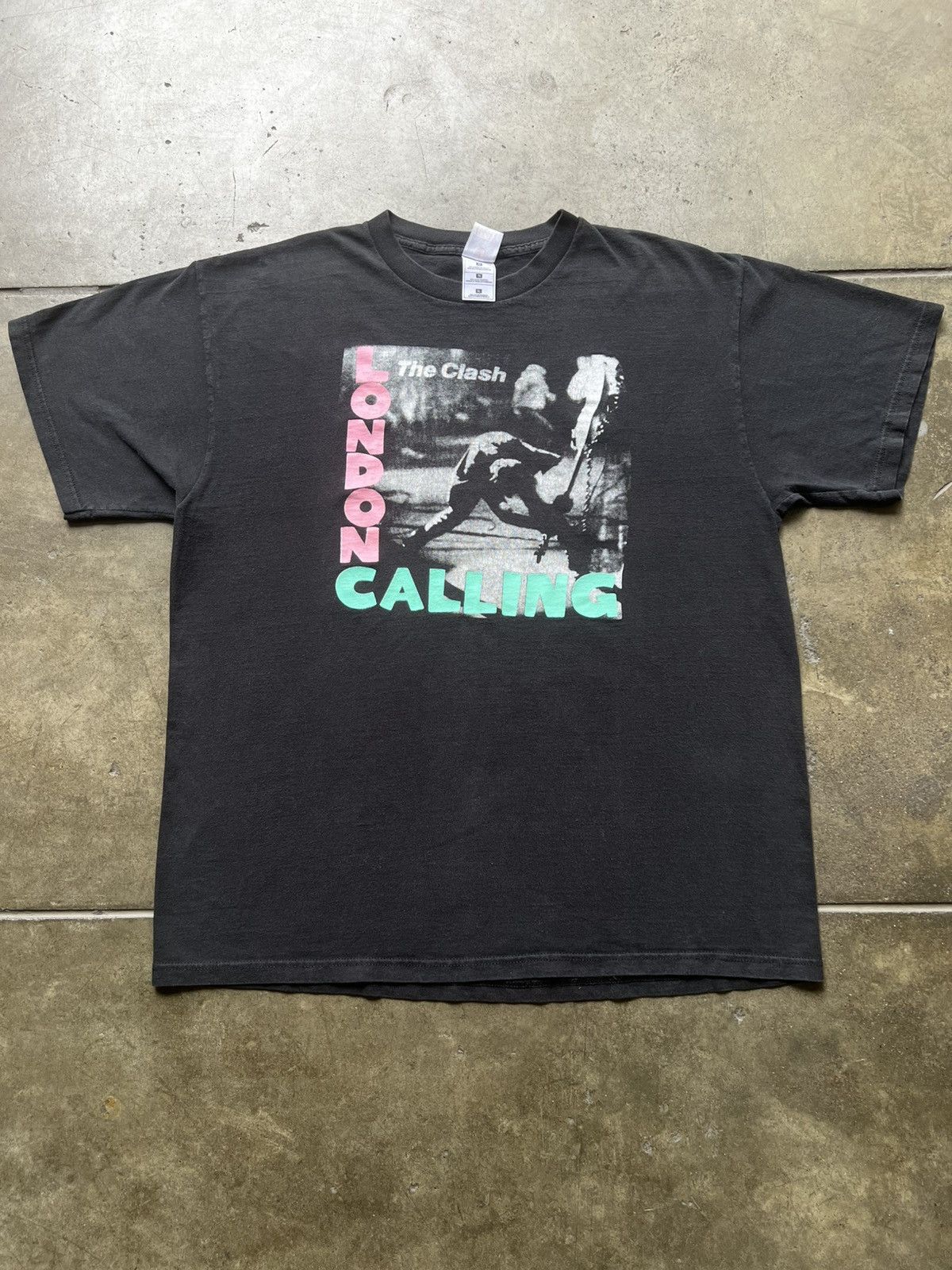 Vintage 90s The Clash London Calling Band Tee Shirt Tour Punk Fugazi Hoodie, Sweatshirt | FlexRushtees.com