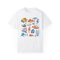 Designer Ocean Graphic Comfort Colors Tee