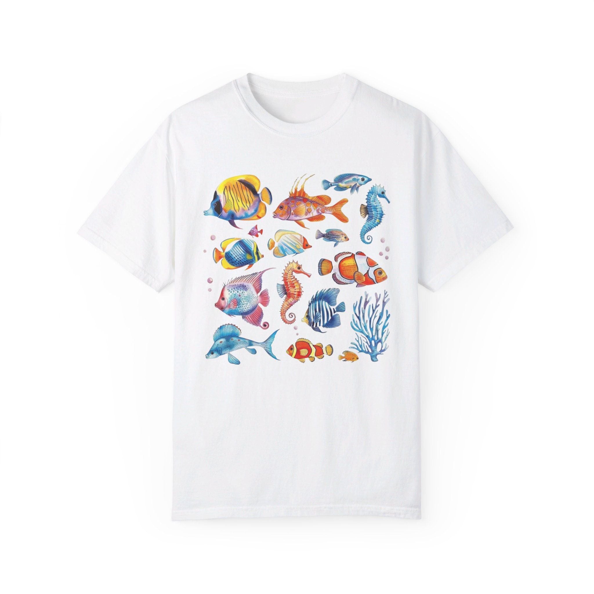 Designer Ocean Graphic Comfort Colors Tee
