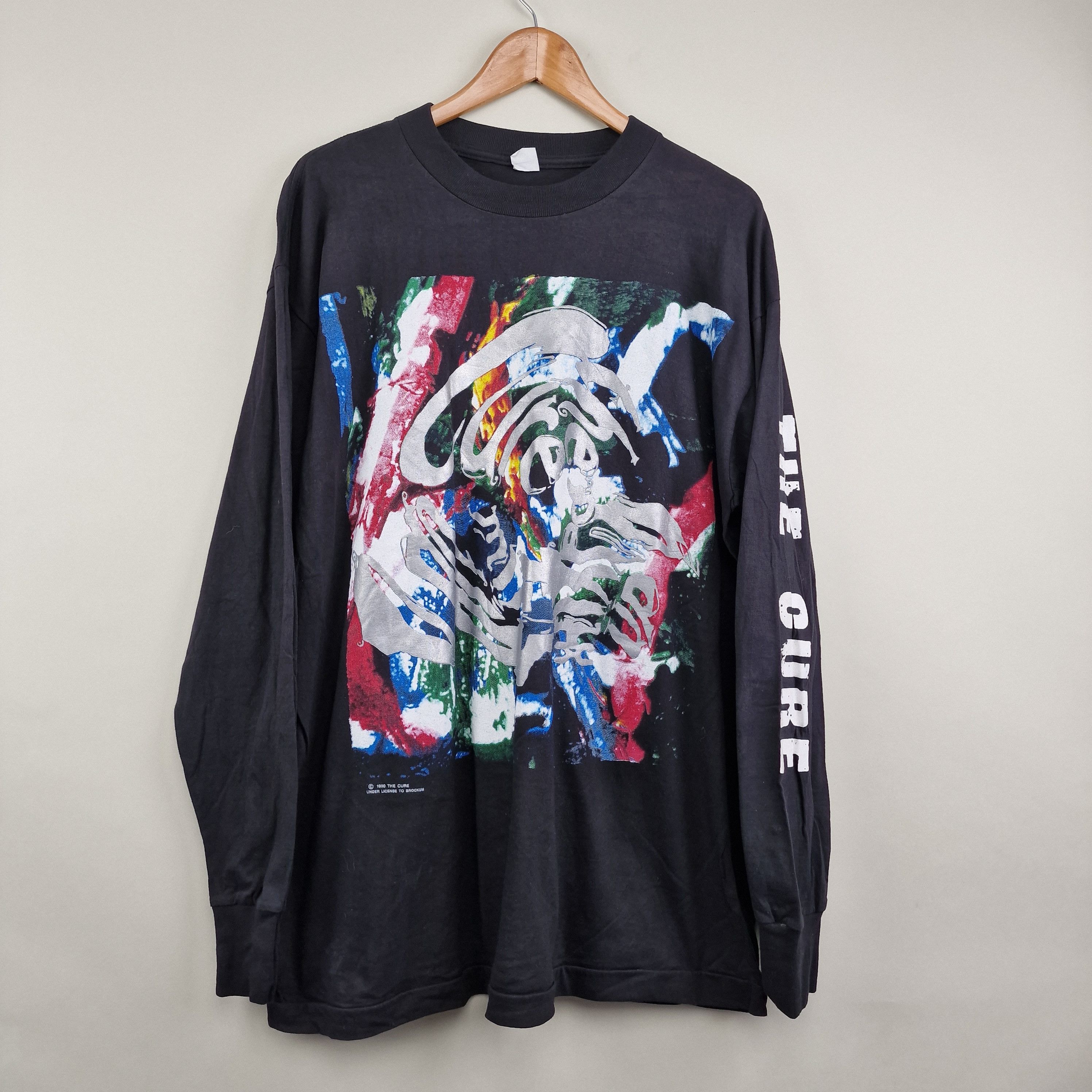 The Cure X Vintage 1990 The Cure Mixed Up Long Sleeve Vintage T Shirt 90s Hoodie, Sweatshirt | AU16VibeMintTees.com