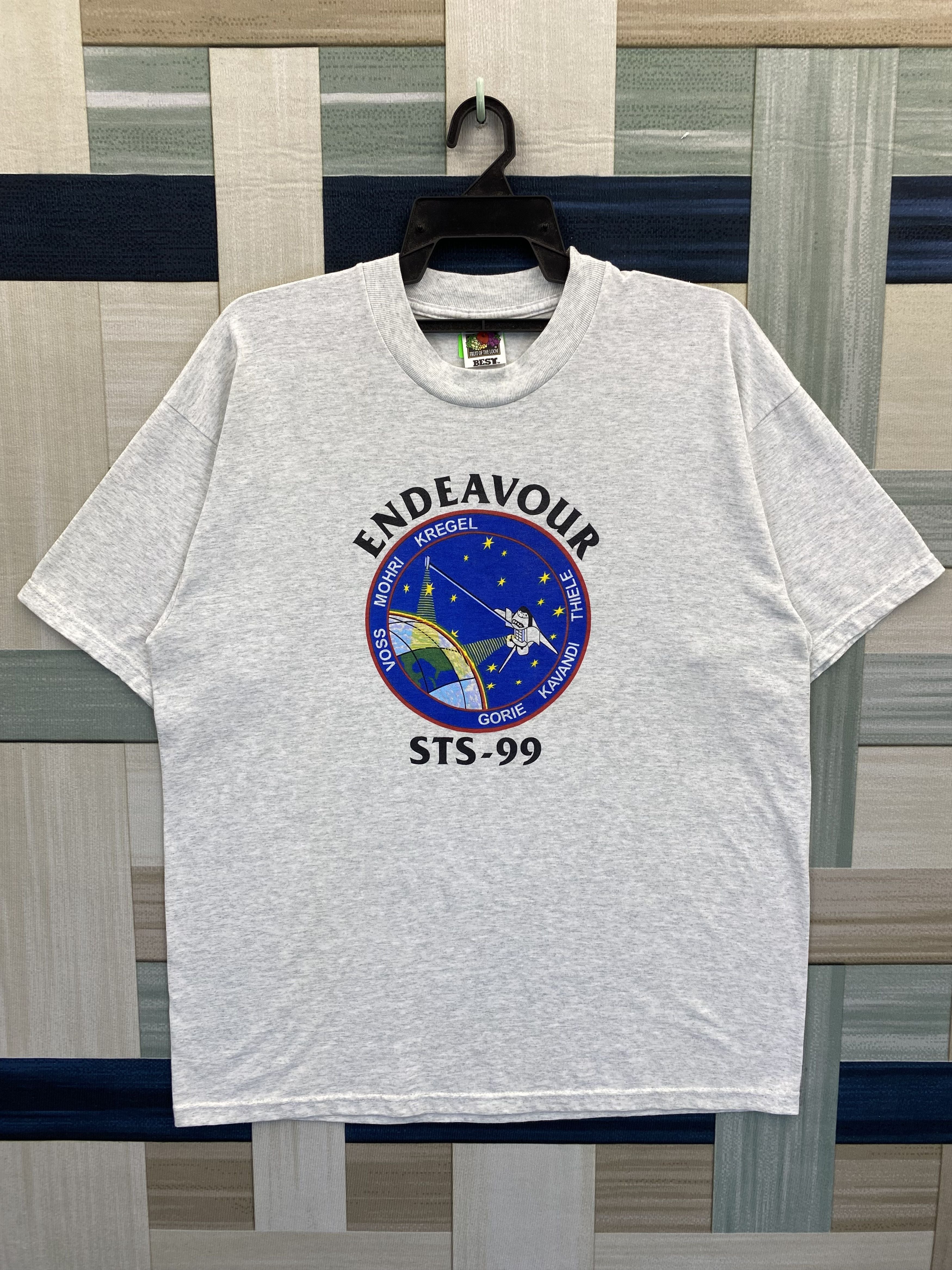 Vintage 90 S Endeavour Sts 99 Nasa T Shirt
