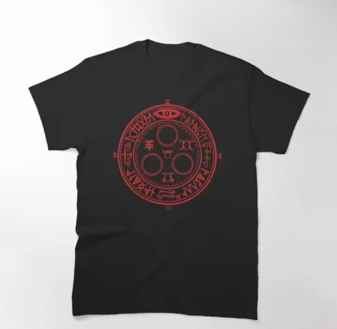 Other Streetwear Retro Silent Hill 2 Red Eye Short Sleeve T Shirt