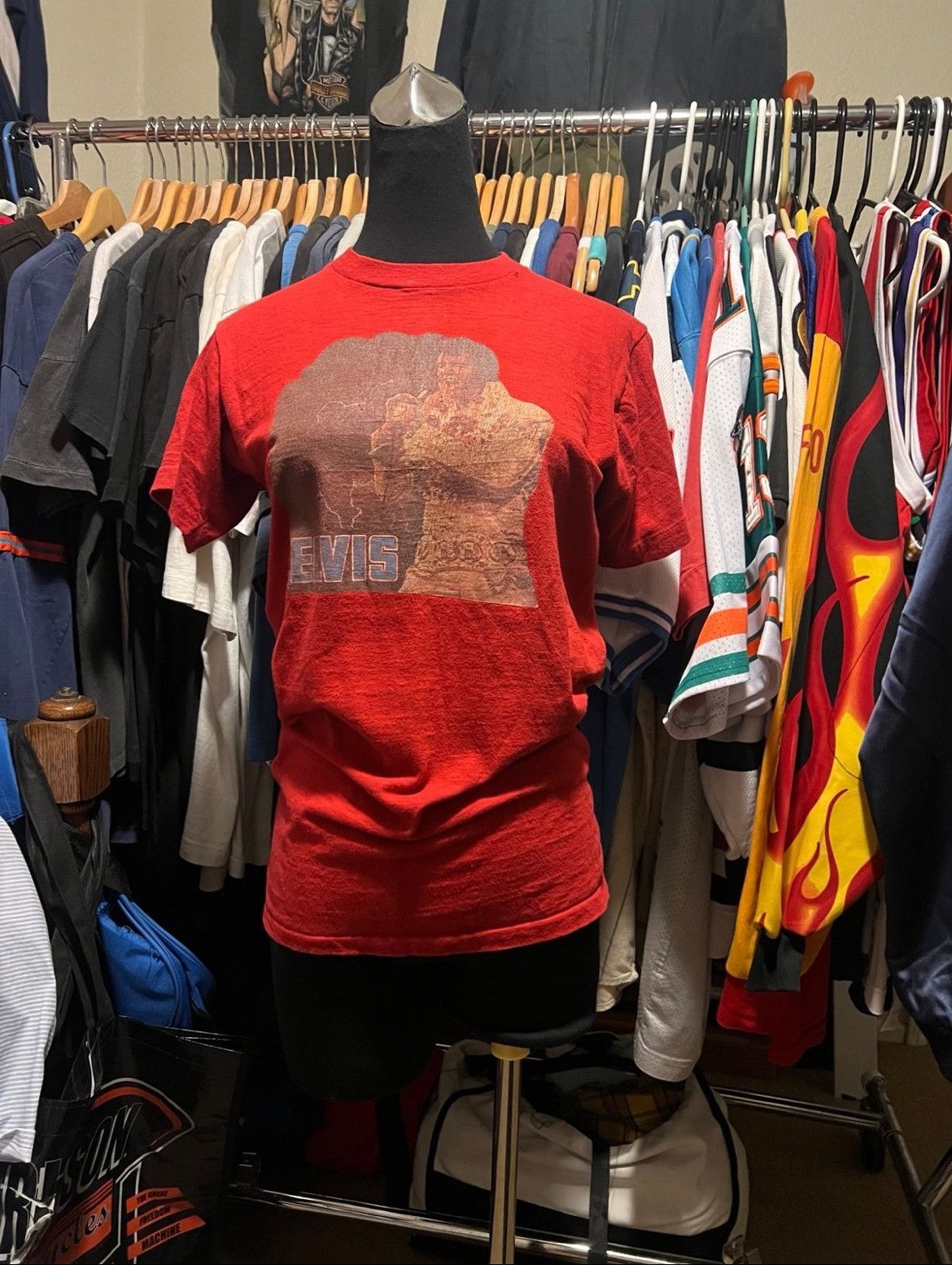 Vintage 70s Elvis Album Promo T Shirt Size S