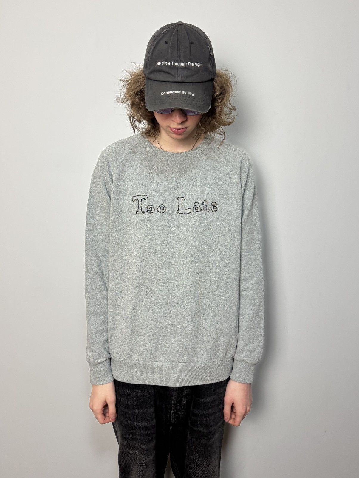 Laurent Paris Saint Laurent Hedi Slimane Too Late Grail Sweatshirt