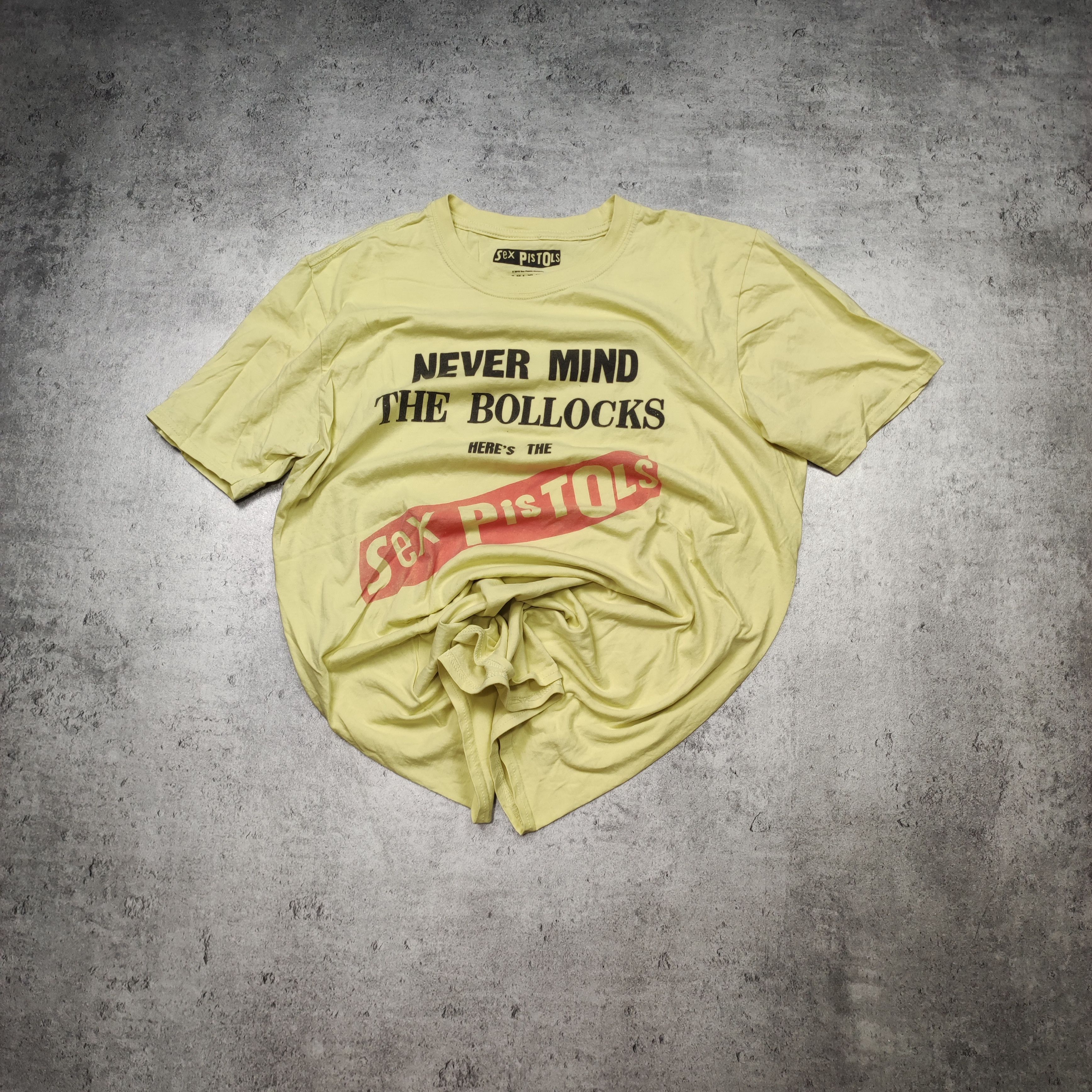Vintage Rare Light Yellow Sex Pistols Tour Promo Tee Hoodie, Sweatshirt | FlexRushtees.com