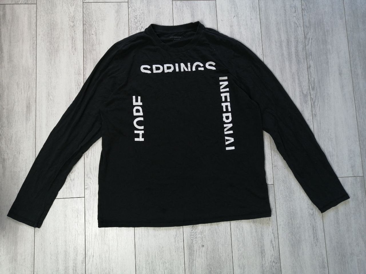 Allsaints All Saints Hope Springs Infernal Tee Size L Hoodie, Sweatshirt | FlexRushtees.com