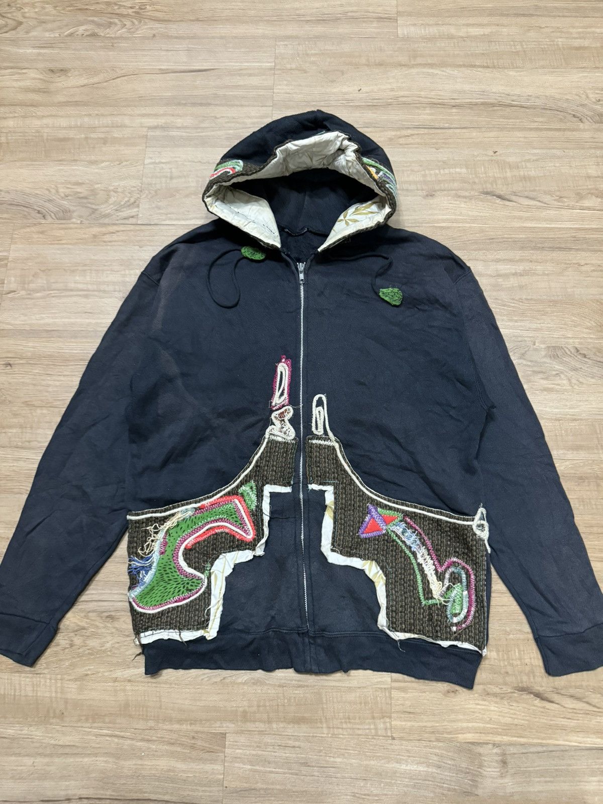 Other Kapital Style Patchworks Custom Hoodie T-Shirts, Sweatshirt | FlexRushtees.com