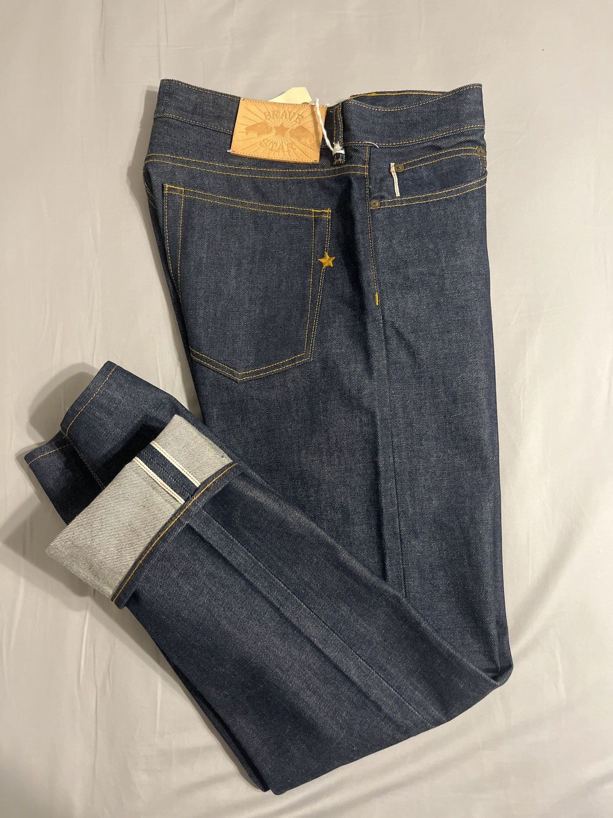 Star Selvage Brave Star Selvage Strongman 34 Cone Mills 14oz