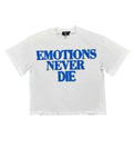 Other Mixed Emotions End Rhinestone Tee White Blue Hoodie, Sweatshirt | FlexRushtees.com