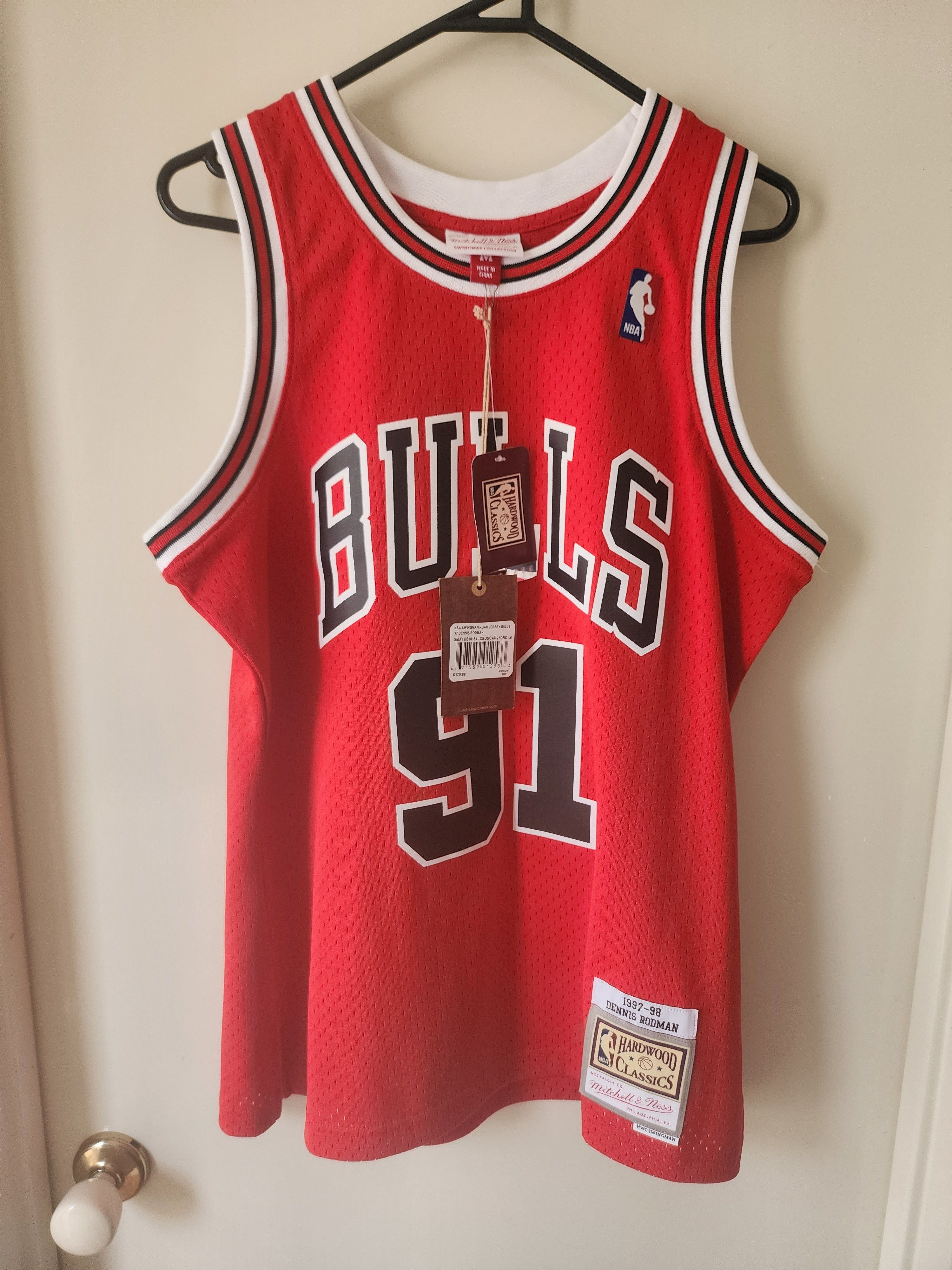 Mitchell Ness Dennis Rodman Bulls 97 98 Mitchell Ness Nba Jersey