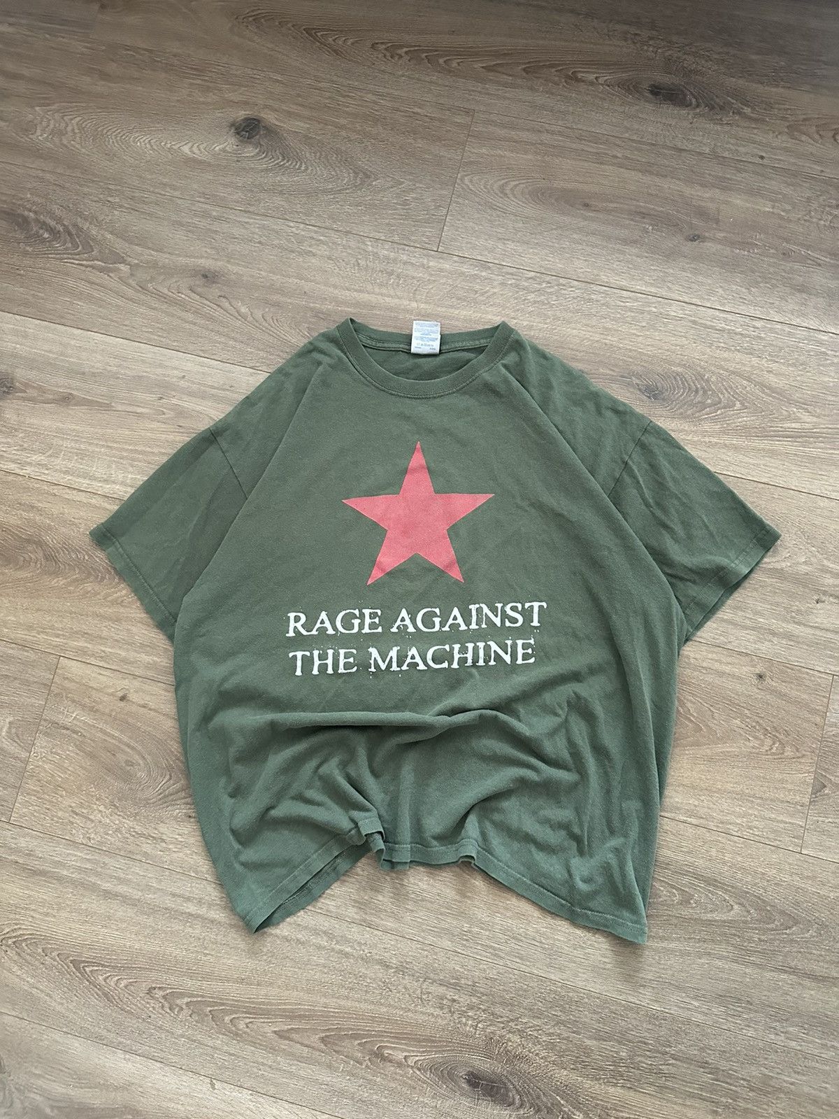 Band Tees Vintage Rage Against The Machine 00 S Star Logo T Shirt Hoodie, Sweatshirt | FlexRushtees.com