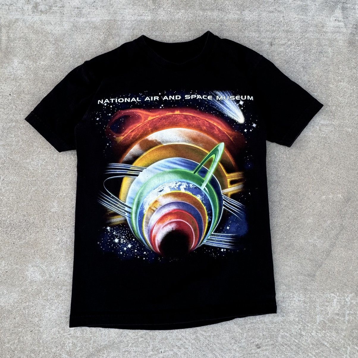 Nascar X Stussy Vintage Y2k Space All Over Print Graphic Tee Small