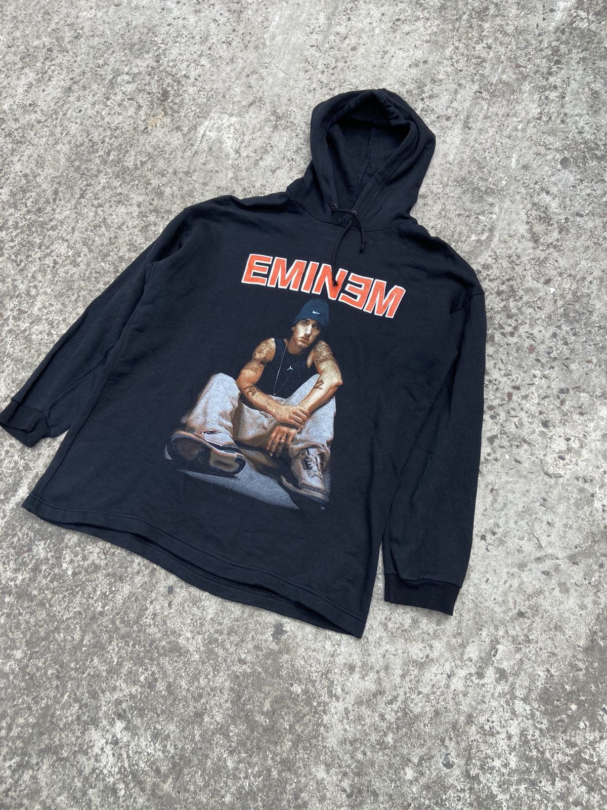 Vintage Eminem Hoodie 90s Streetwear Very Rare Rap Hype Vtg T-Shirts, Sweatshirt | FlexRushtees.com