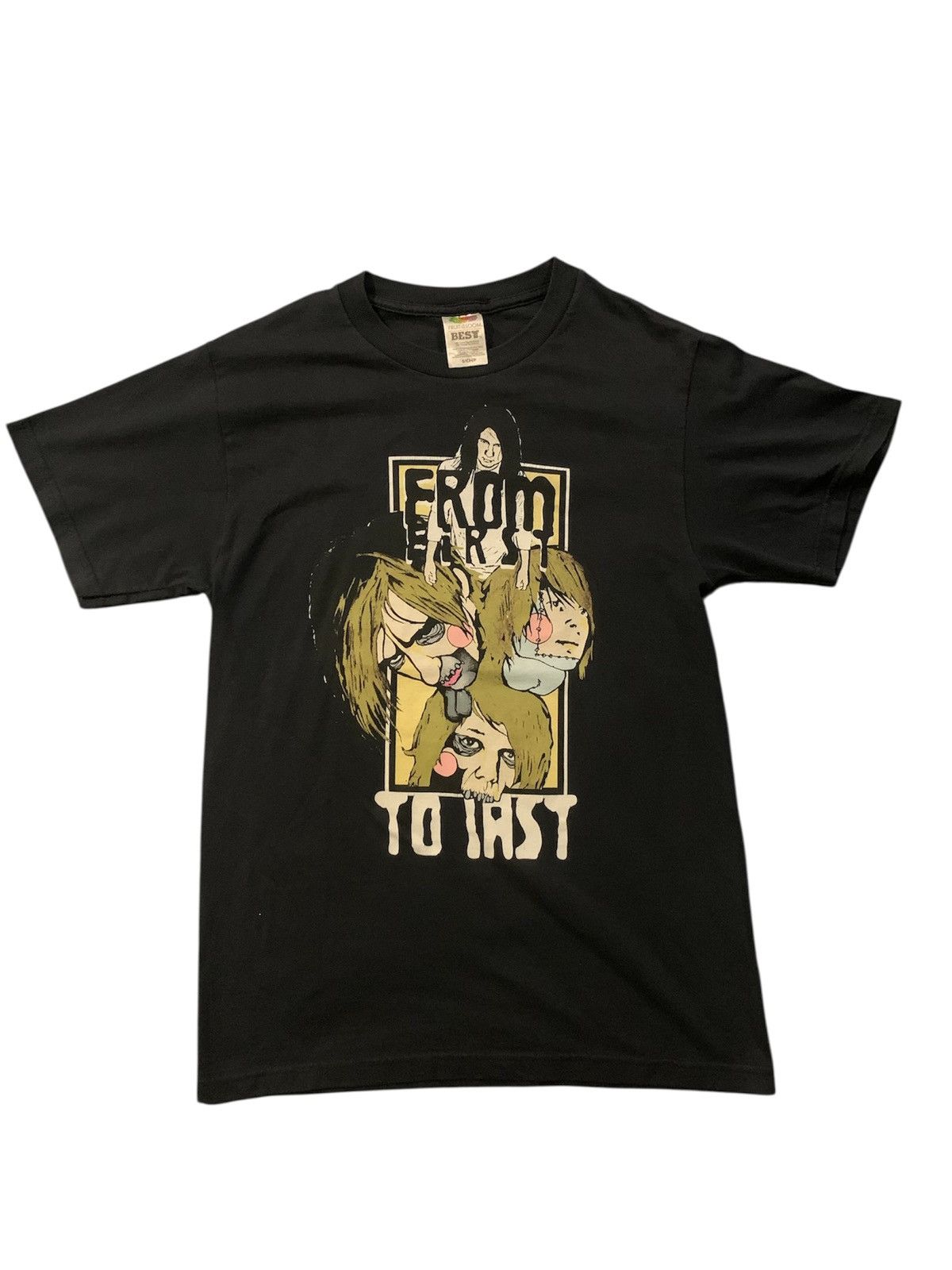 Fruit Of The Loom From First To Last Screamo Emo Vintage Band Tee