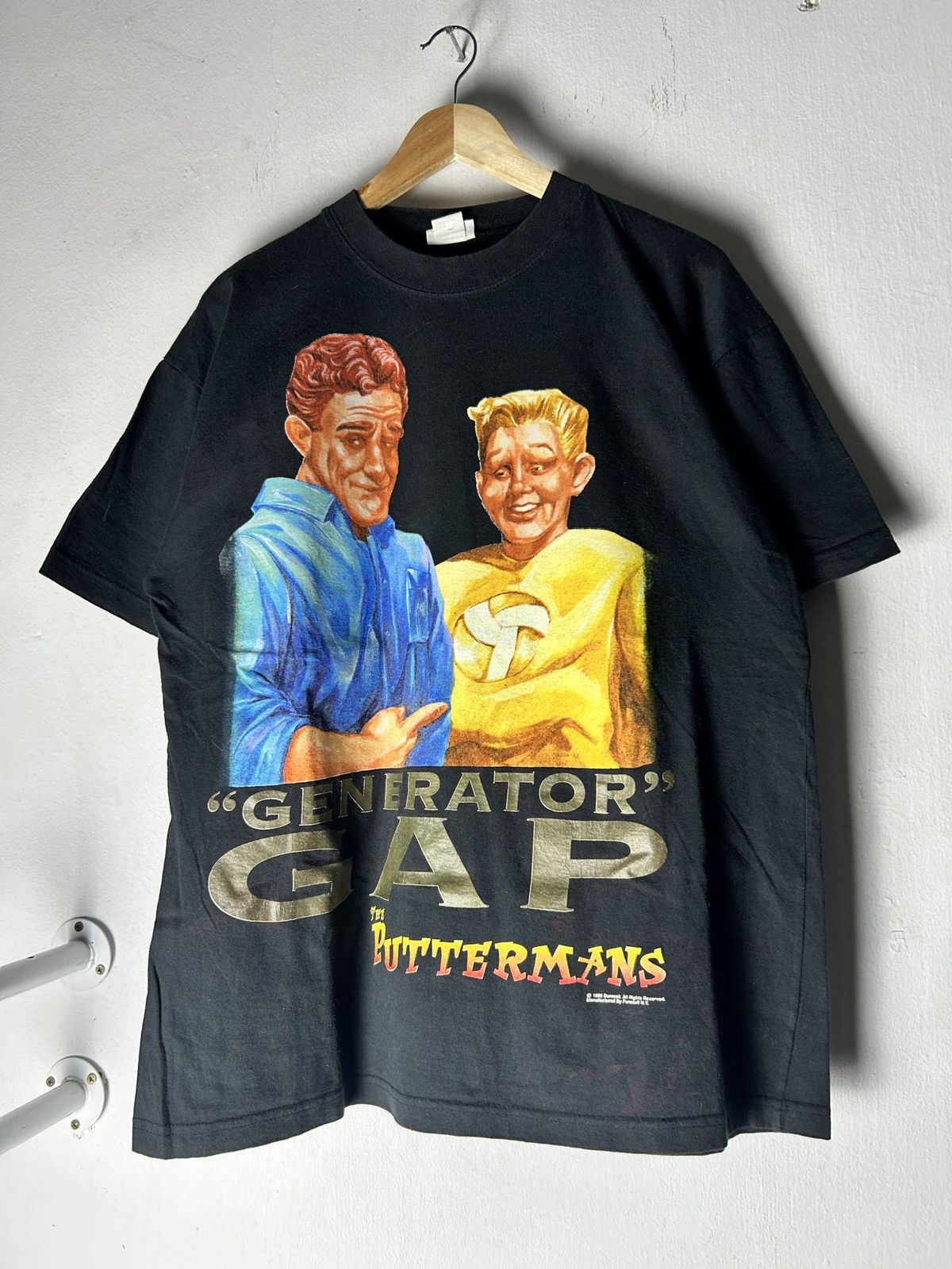 Vintage 1995 Generation Gap Duracell Battery Promo Tee Hoodie, Sweatshirt | FlexRushtees.com