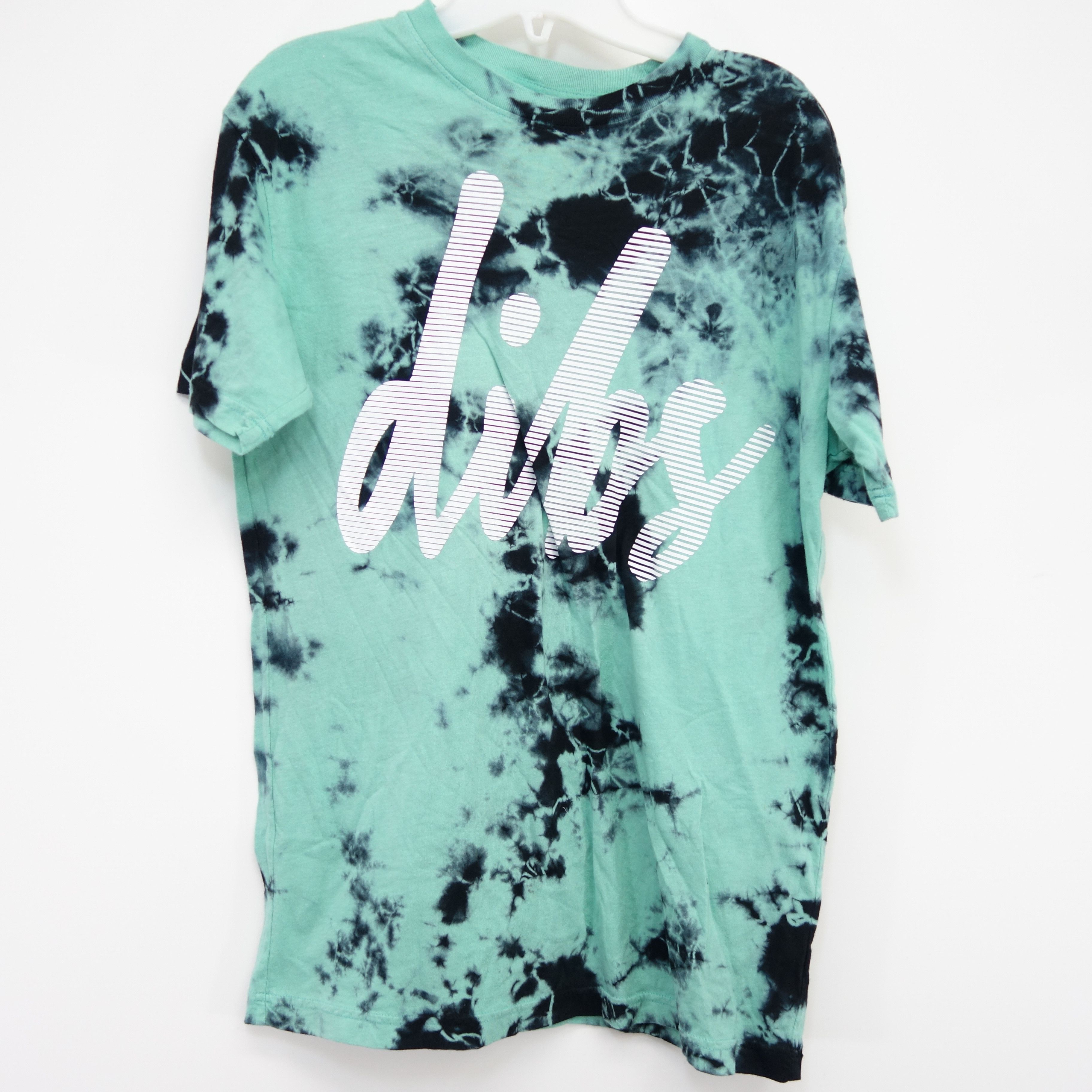 Other Dibs Acid Green Trippy Festival Skate Vibey Tee T Shirt S