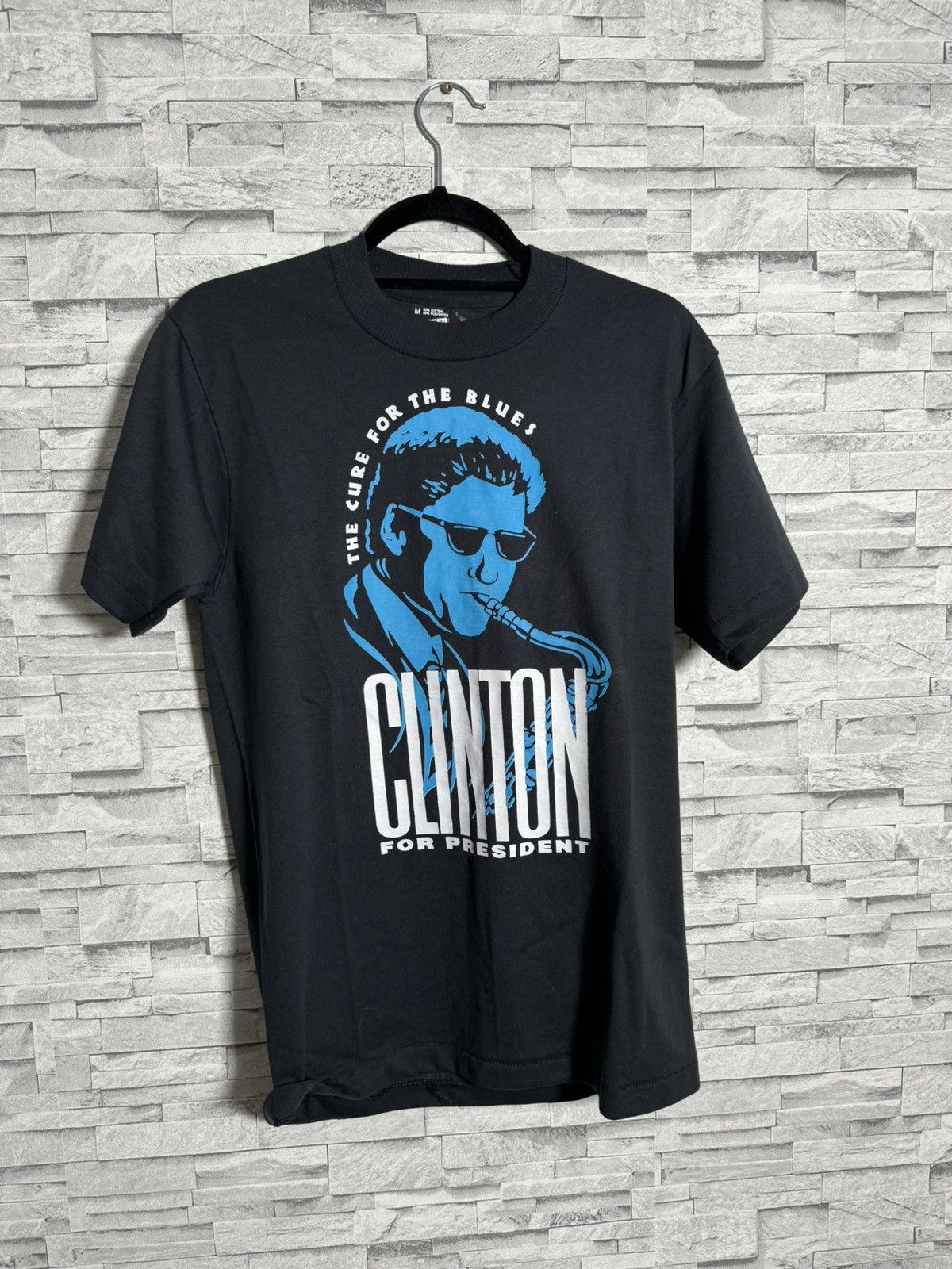 Other Vintage The Cure For The Blues Bill Clinton T Band Novelty T-Shirts, Hoodie, Sweatshirt | FlexRushtees.com