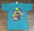 Vintage 90 S Cosmic Wheels Skater Alien Tee