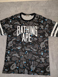 Bape Space Camo Football Tee