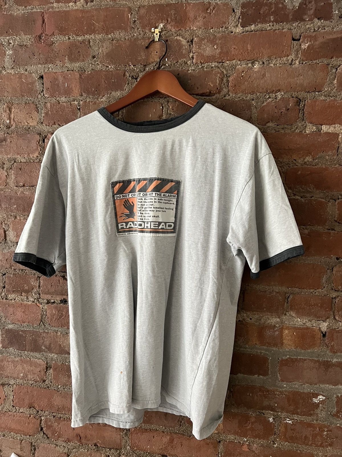 Vintage Radiohead Ok Computer Ringer T Shirt Hoodie, Sweatshirt | FlexRushtees.com