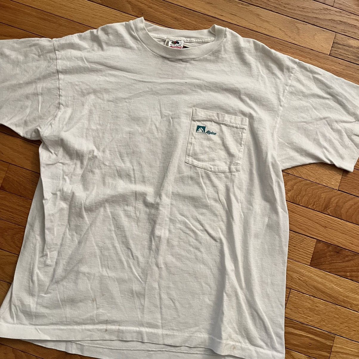 Vintage Vtg Alpine Mountain Abstract Tee