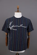 Kani Karl Kani Blue Embroidered Designer Summer T Shirt Size S Hoodie, Sweatshirt | FlexRushtees.com