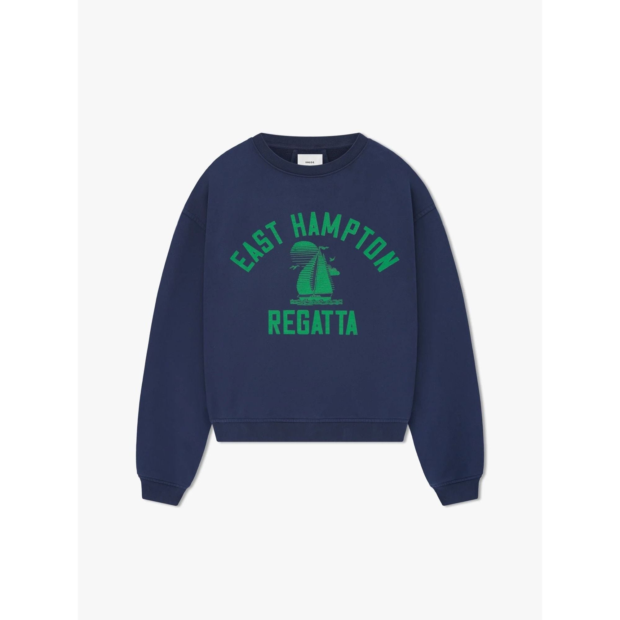 New Rhude East Hampton Crewneck Sweatshirt Sz Xs T-Shirts, Hoodie | FlexRushtees.com