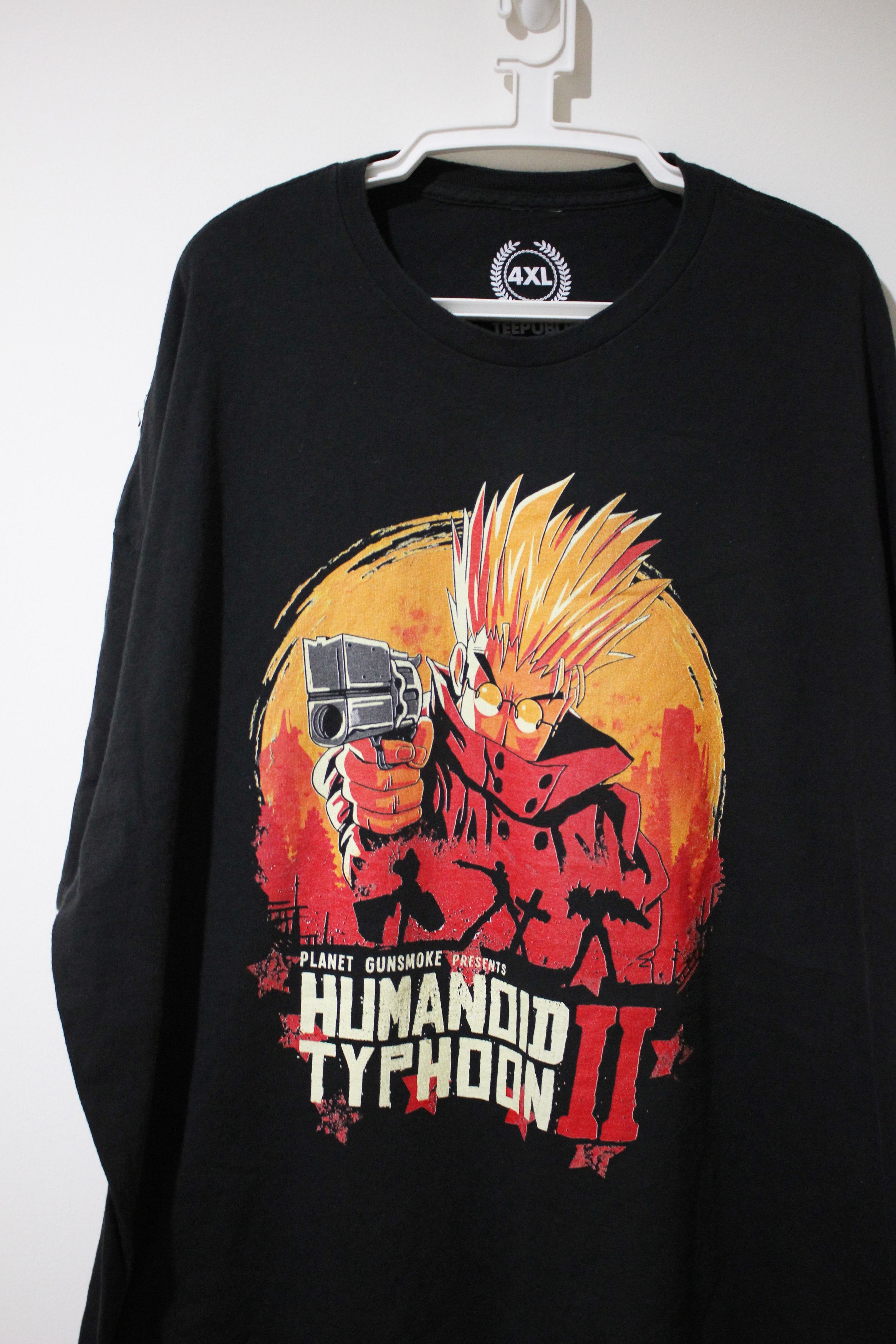 Japanese Brand X Vintage Tri Gun Anime T Shirt