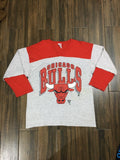 Vintage Chicago Bulls V Neck 3 Quater Sleeve