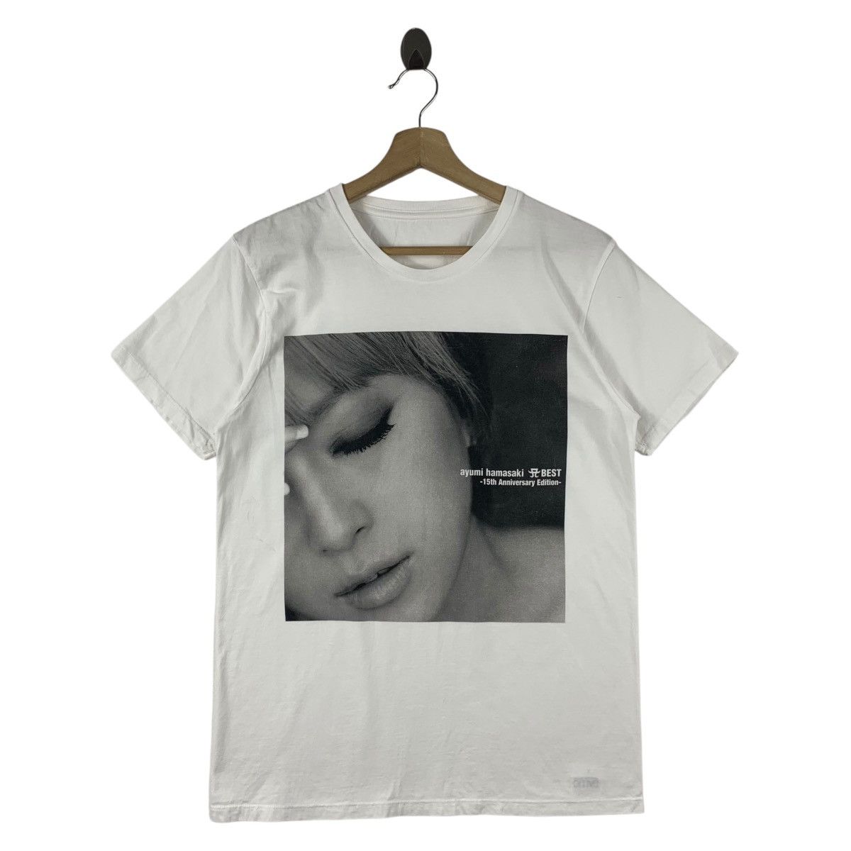 Japanese Brand Ayumihamasaki 15th Anniversary Edition Big Photo Printed Tee Hoodie, Sweatshirt | FlexRushtees.com