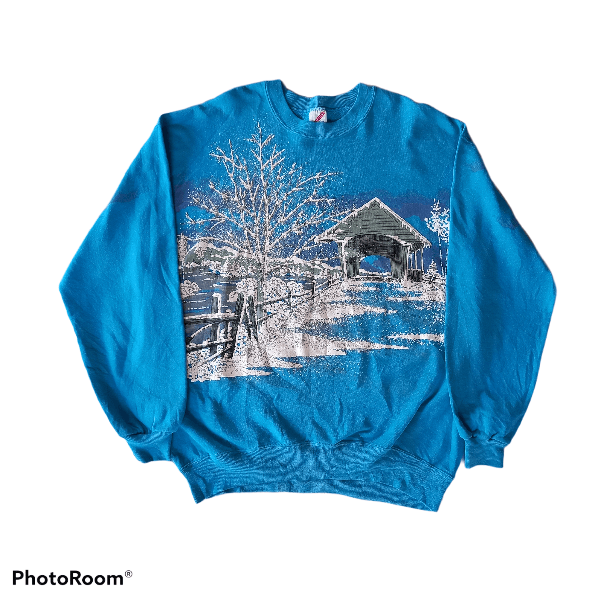 Jerzees Full Printed Winter Art Sweatshirt T-Shirts, Hoodie | FlexRushtees.com