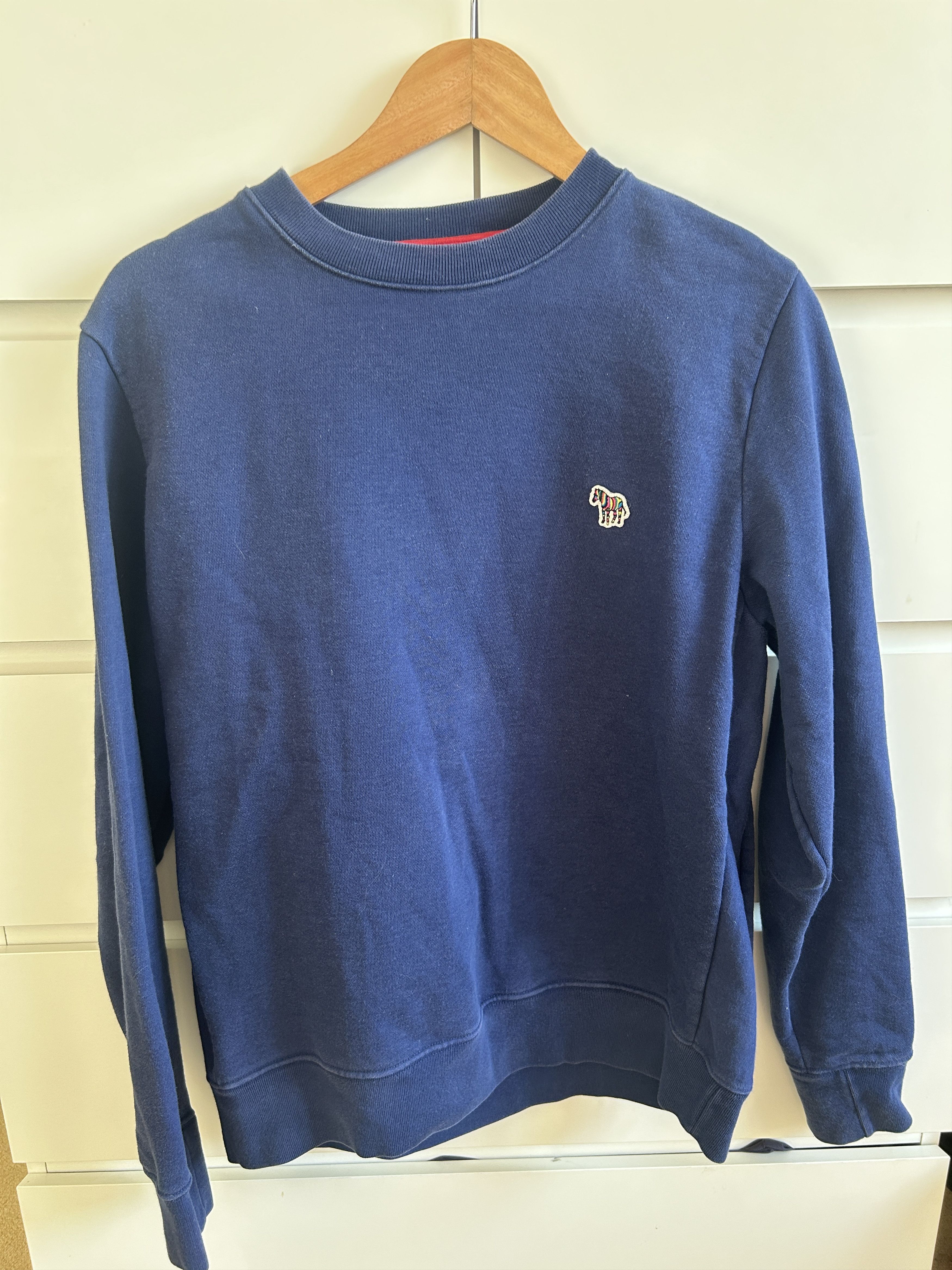 Paul Smith Navy Blue Paul Smith Zebra Crewneck Sweatshirt T-Shirts, Hoodie | AU16VibeMintTees.com