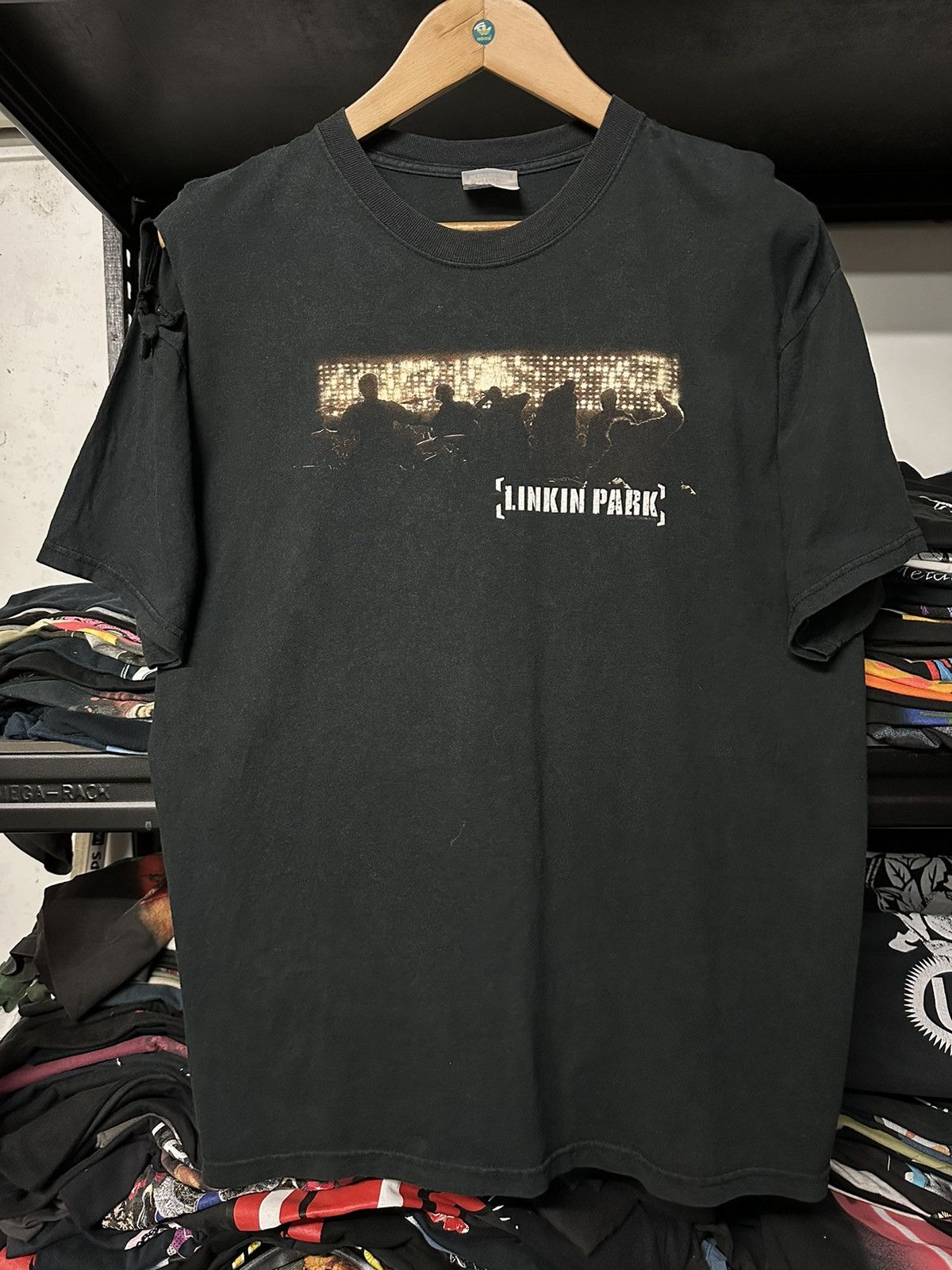 Band Tees Vintage Linkin Park Promo Tee Distressed Hoodie, Sweatshirt | FlexRushtees.com