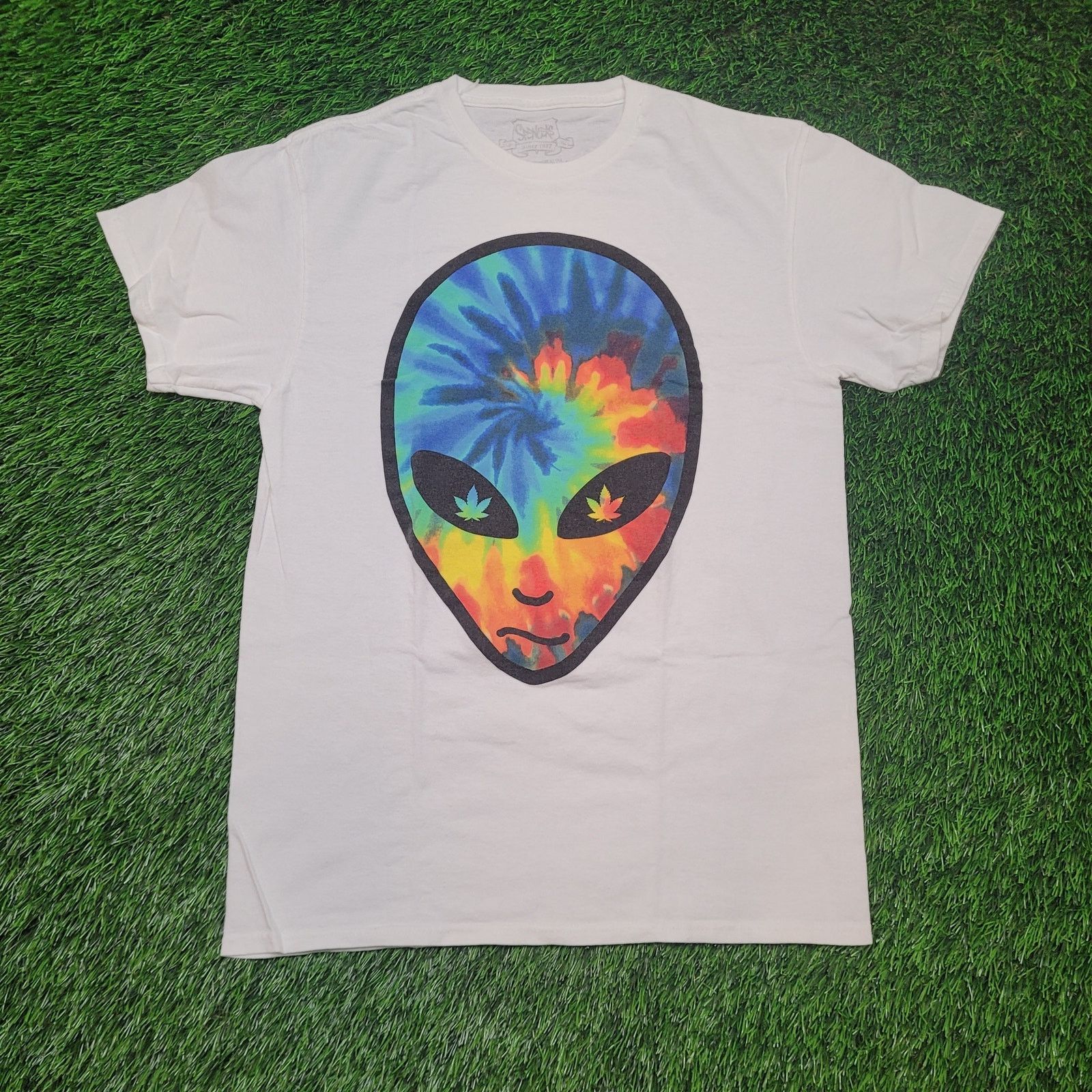 Other Spencer S Alien Weed Tie Dye T Shirt M Stoner Psychedelic