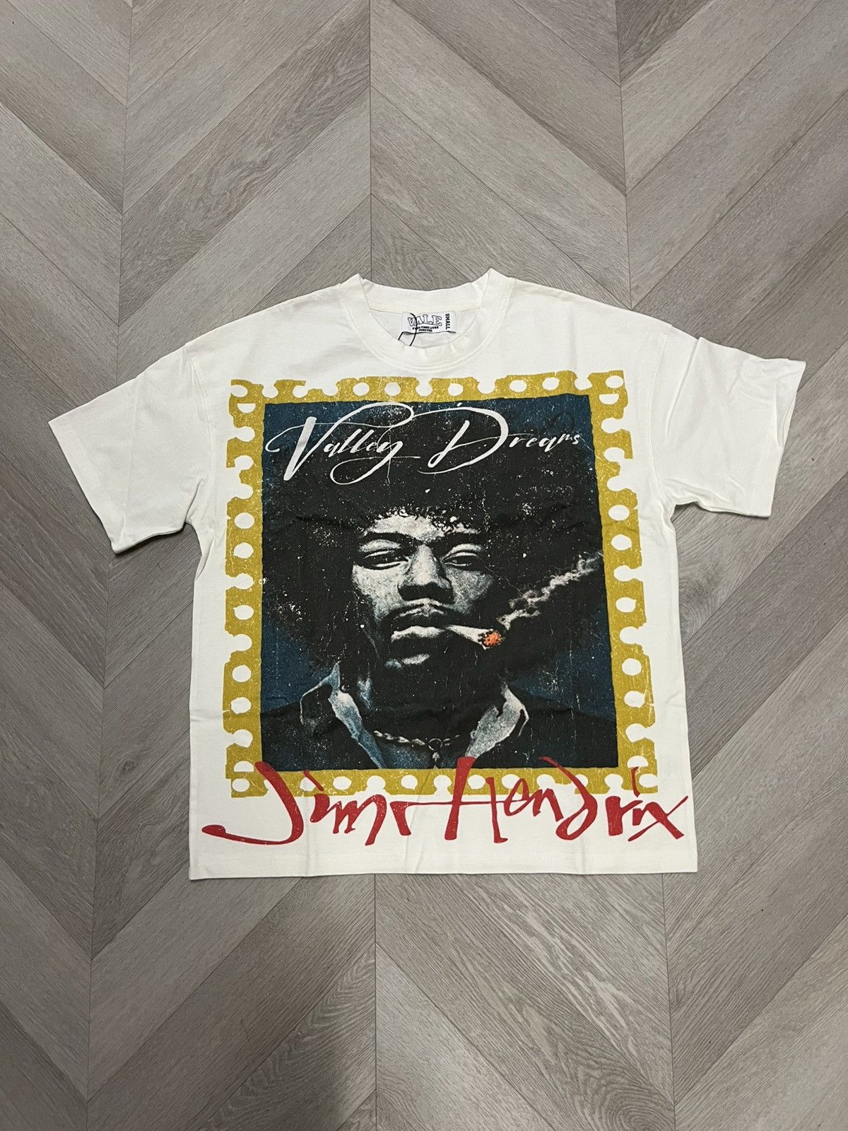 Vale Lives Jimi Tee White Blue Hoodie, Sweatshirt | FlexRushtees.com