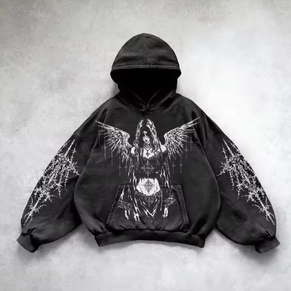 Shia Dark Angel Printed Hoodie T-Shirts, Sweatshirt | FlexRushtees.com
