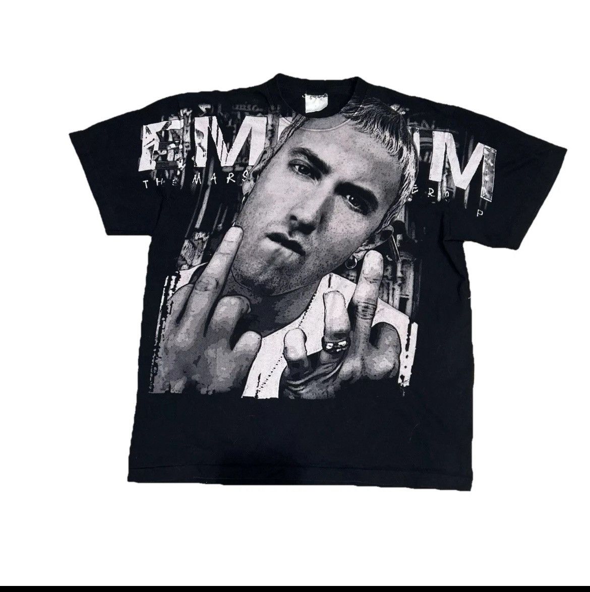 Grail 90s Eminem Middle Finger Aop Size Xl T-Shirts, Hoodie, Sweatshirt | FlexRushtees.com