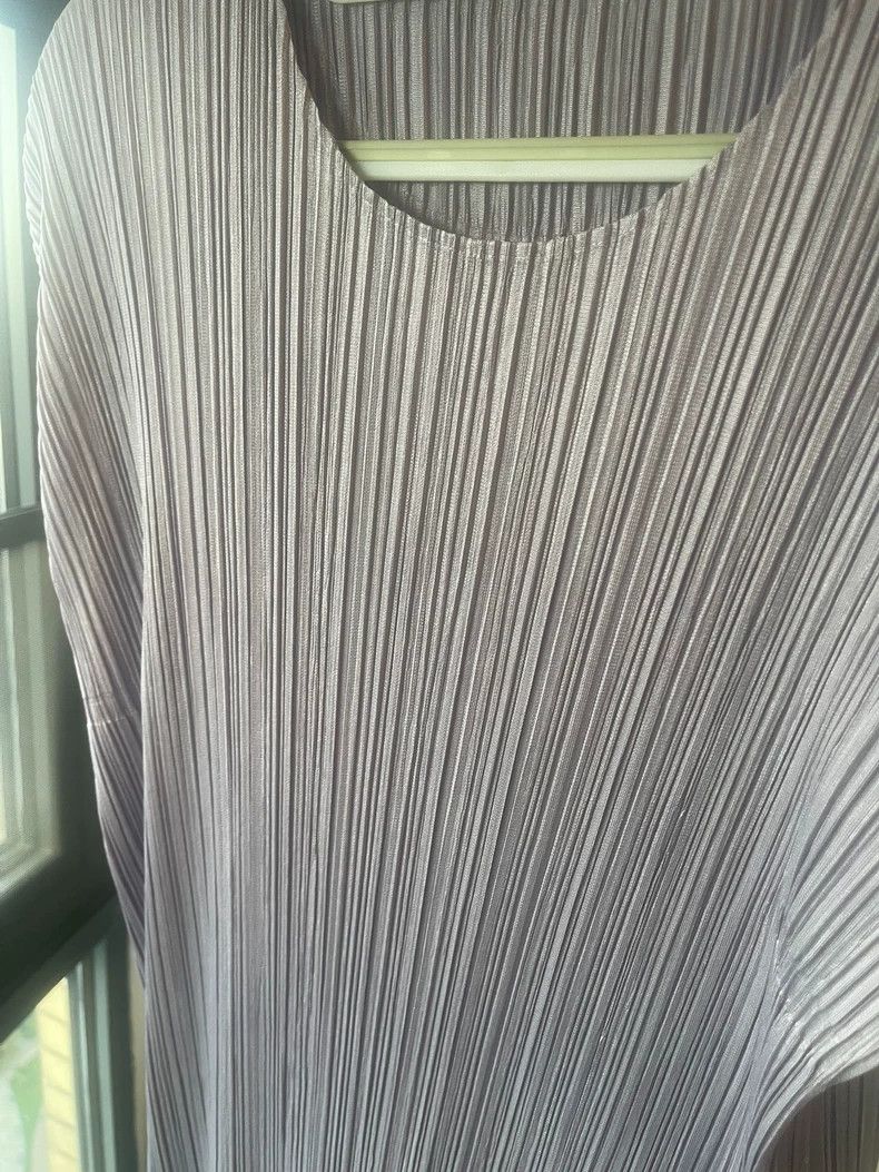 Miyake Issey Miyake Size 3 Honor Series Grayish Purple Pleated Dr T-Shirts, Hoodie, Sweatshirt | AU16VibeMintTees.com