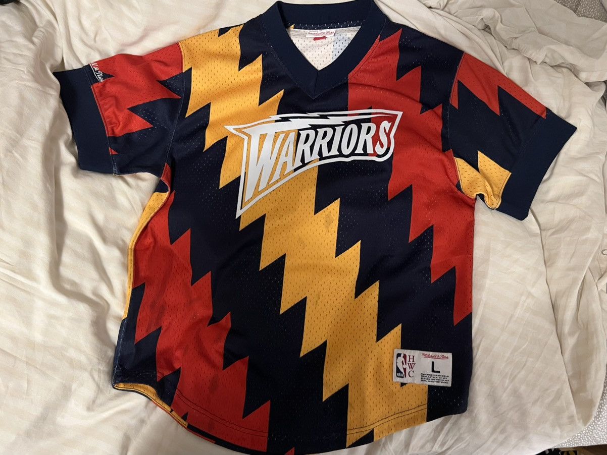 Mitchell Ness Warriors Jersey Vintage