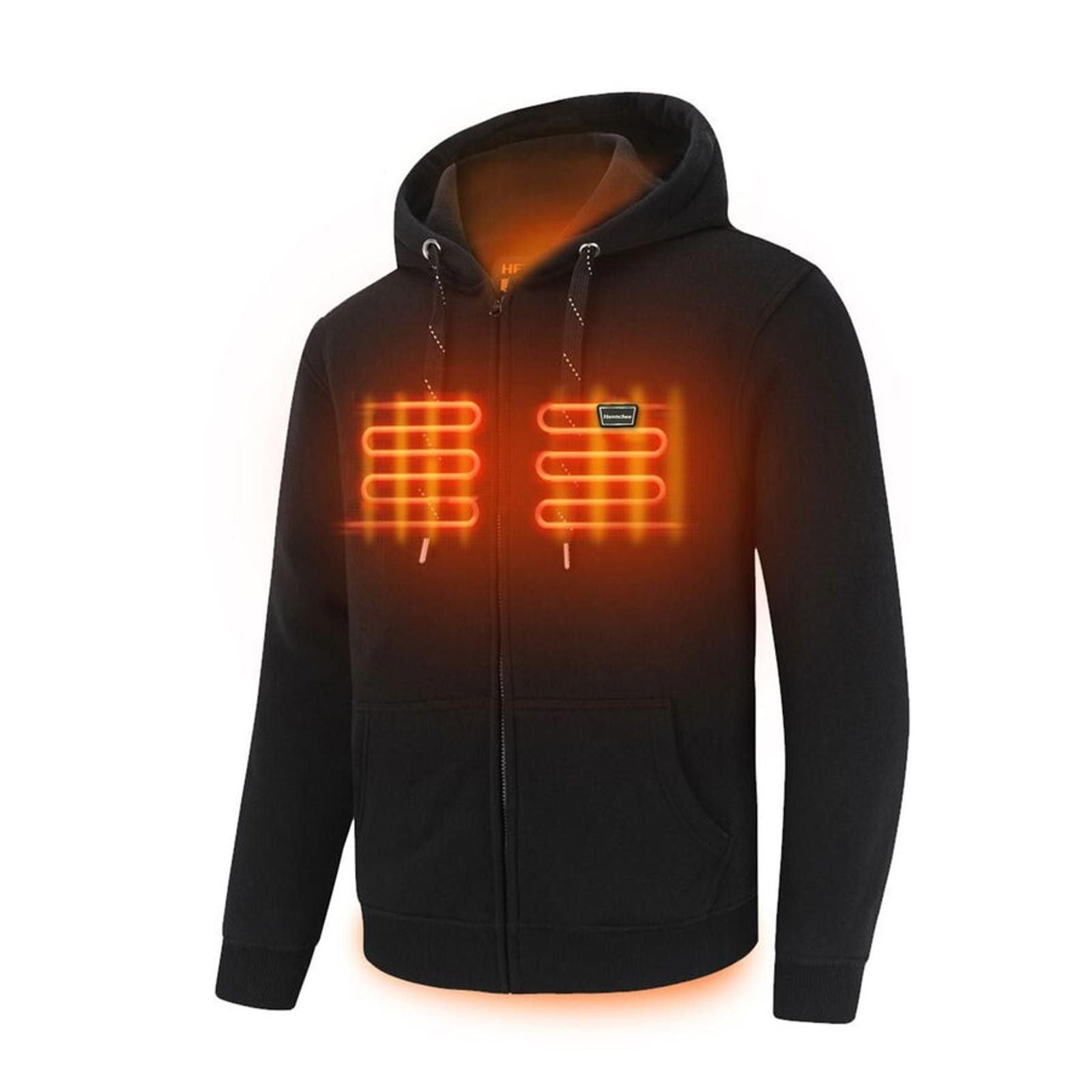 Other Hennchee Heated Hoodie With Battery Zip Up Sweatshirt Men M