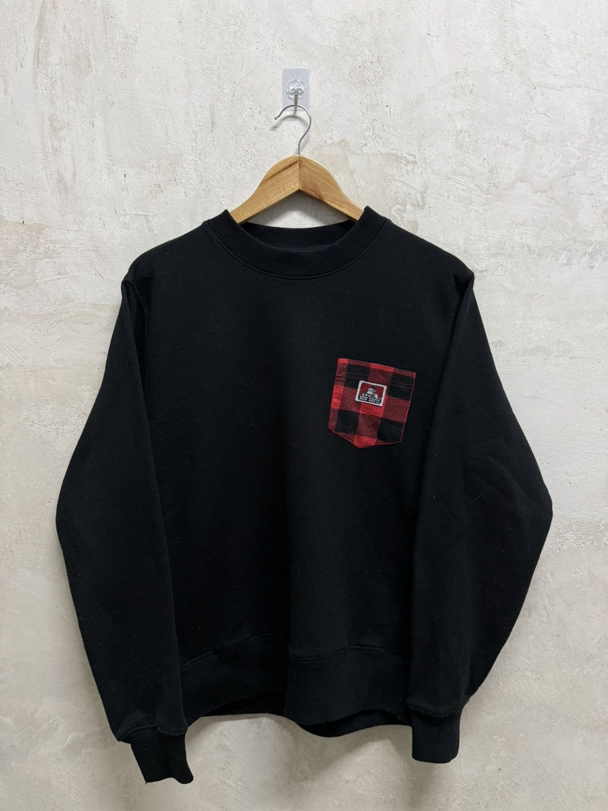 Davis 2000s Ben Davis Checkered Pocket Sweatshirt
