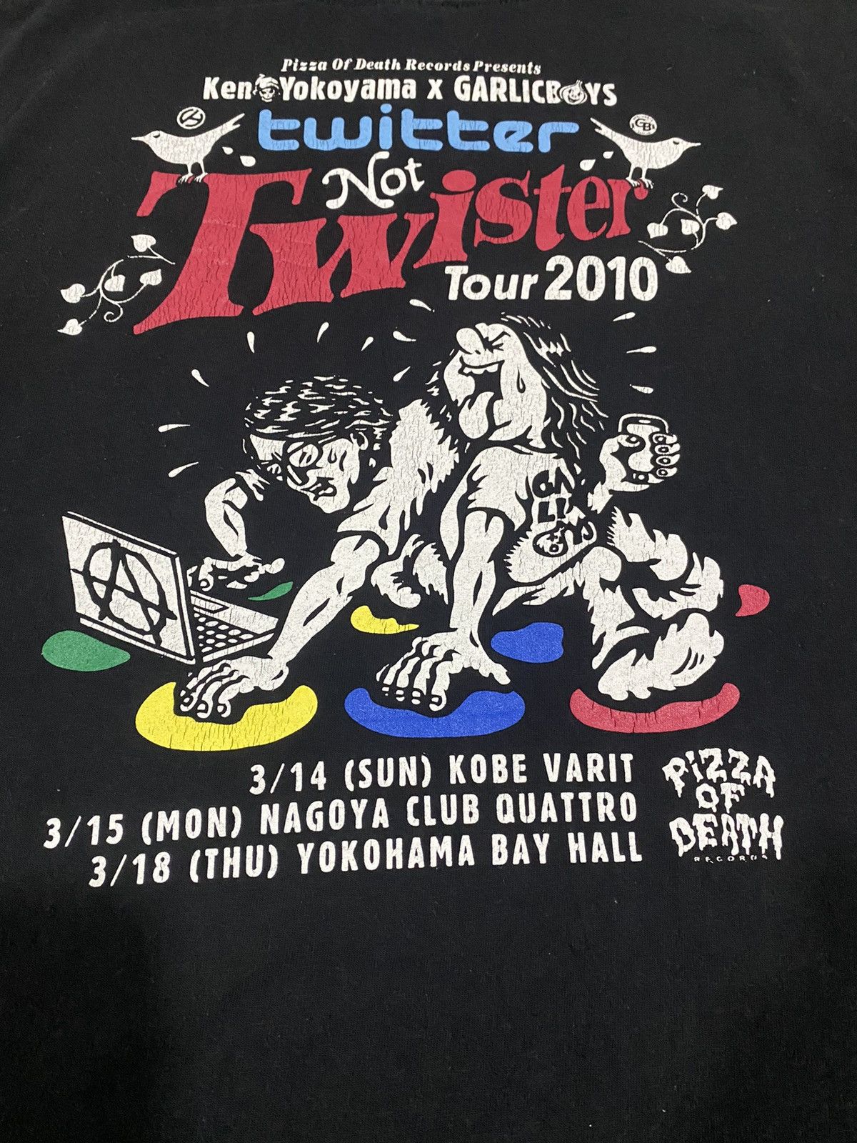 Vintage Vtg Y2k Pizza Of Death Records Tour 2010 In Japan T-Shirts, Hoodie, Sweatshirt | FlexRushtees.com