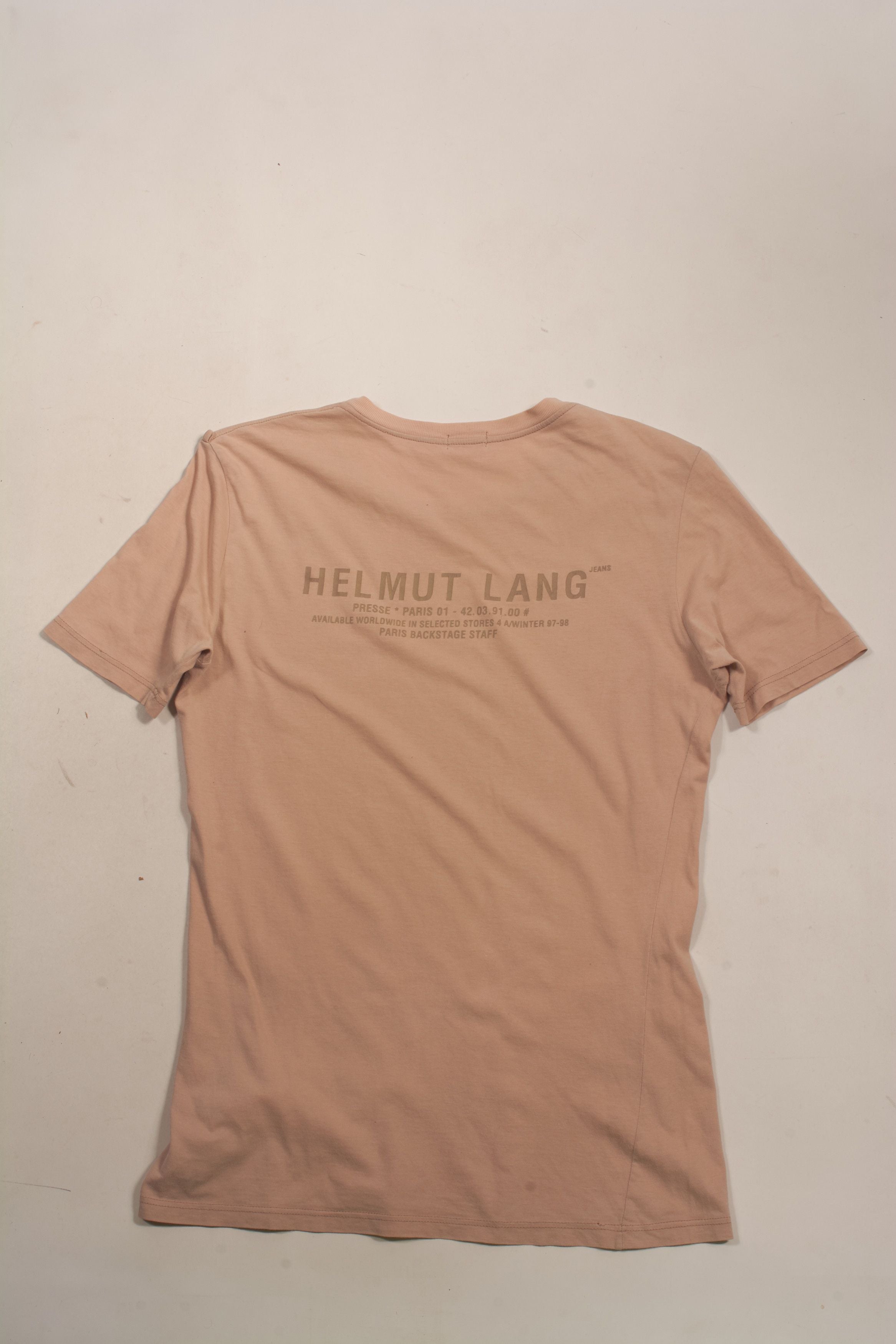Helmut Lang Fw97 Staff Tee Hoodie, Sweatshirt | FlexRushtees.com