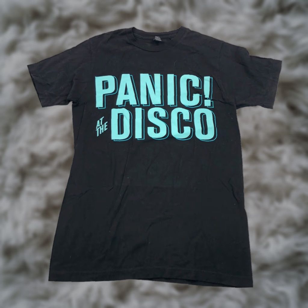 Tultex Panic At The Disco Men S T Shirt Short Sleeve Black Small Tultex Cotton Crew Neck Shirt Mens Hoodie, Sweatshirt